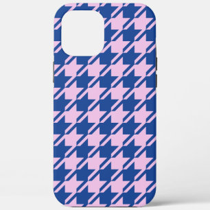 Case-Mate iPhone Case Pied de fond rose+Motif bleu