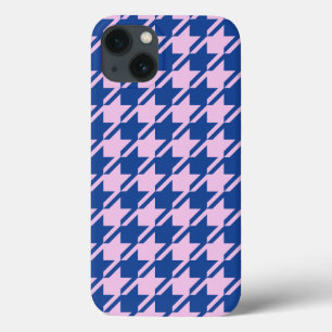 Case-Mate iPhone Case Pied de fond rose+Motif bleu