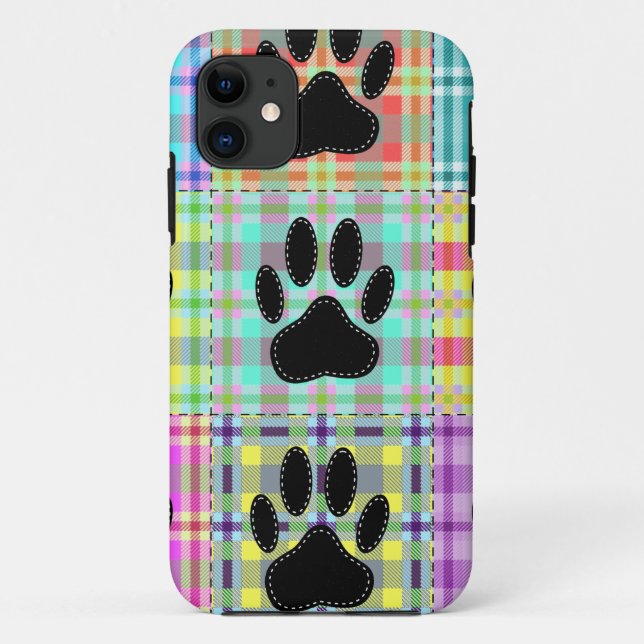 Coques Case-Mate iPhone Pied Motif de chien (Dos)