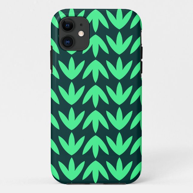 Coques Case-Mate iPhone Pieds d'oiseaux - Tons verts 06.pdf (Dos)