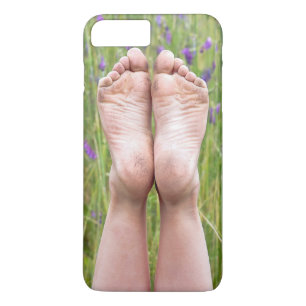 Coque iPhone 7 Plus pieds nus sales en fleur sauvage
