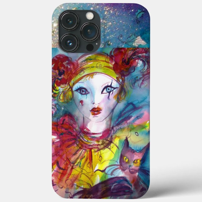 Coques Case-Mate iPhone PIERO AVEC CAT / Carnaval vénitien (Verso)