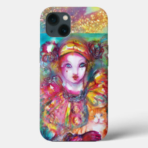 Etui iPhone 13 PIERO AVEC CAT / Masques vénitiens