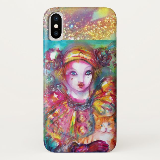 Coques Case-Mate iPhone PIERO AVEC CAT masques vénitiens (Dos)