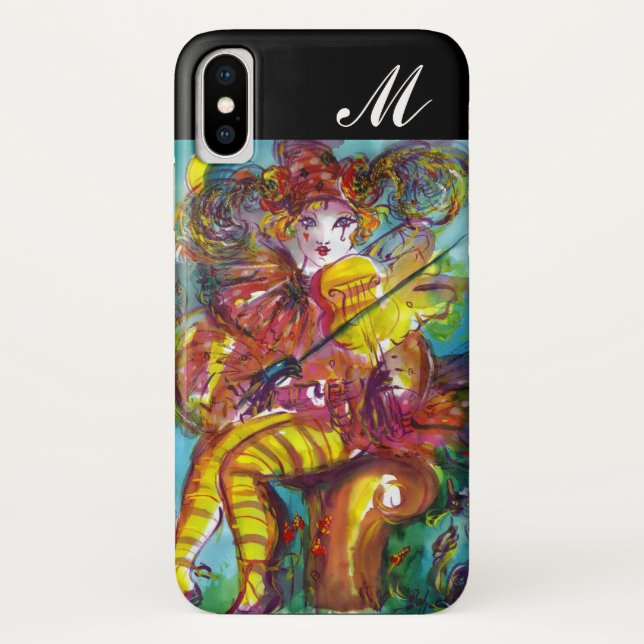 Coques Case-Mate iPhone PIERO / Nuit de Carnaval de Venise Monogramme (Dos)