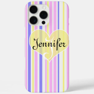 Coques iPhone 16 Pro Max Pieron en étain (poires, geel, wit en roze)