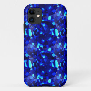 Coque iPhone 11 pierre bleue