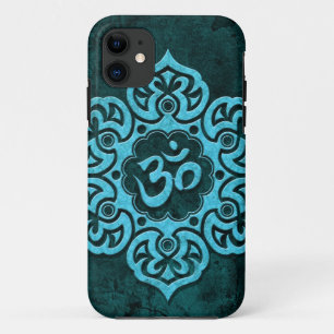 Coque Case-Mate Pour iPhone Pierre bleue OM floral