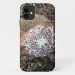 Coque Case-Mate iPhone Pierre de dessin Mandala blanche