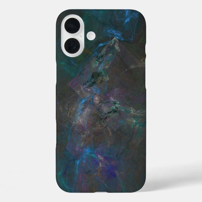 Coques Case-Mate iPhone Pierre de génie de fluorite art abstrait   (Verso)