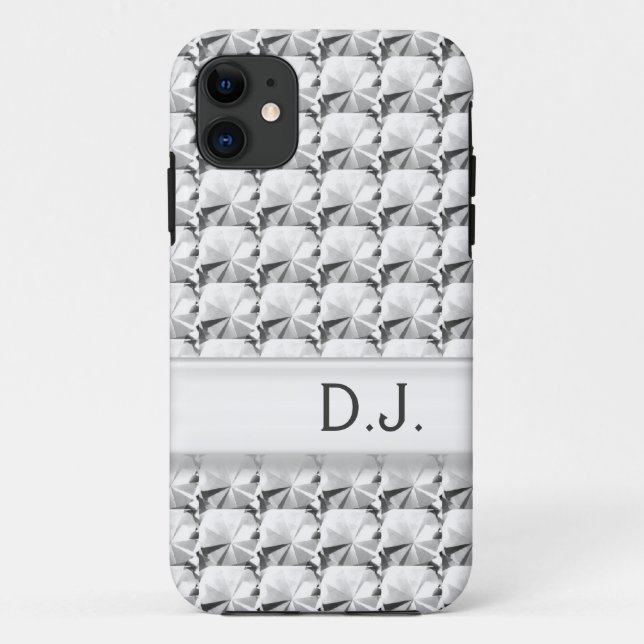 Coques Case-Mate iPhone pierre gemme claire et tendance, diamant (Dos)