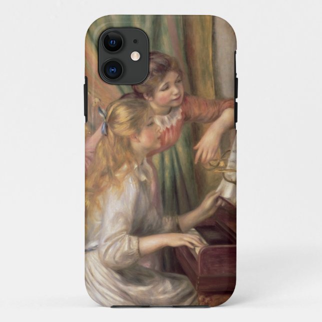 Coques Case-Mate iPhone Pierre jeunes filles de Renoir un | au piano (Dos)