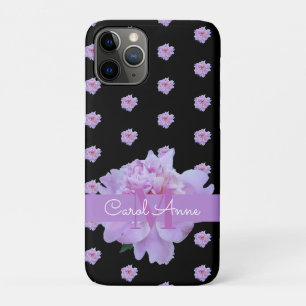 Case-Mate iPhone Case Pierre rose Monogramme floral violet noir