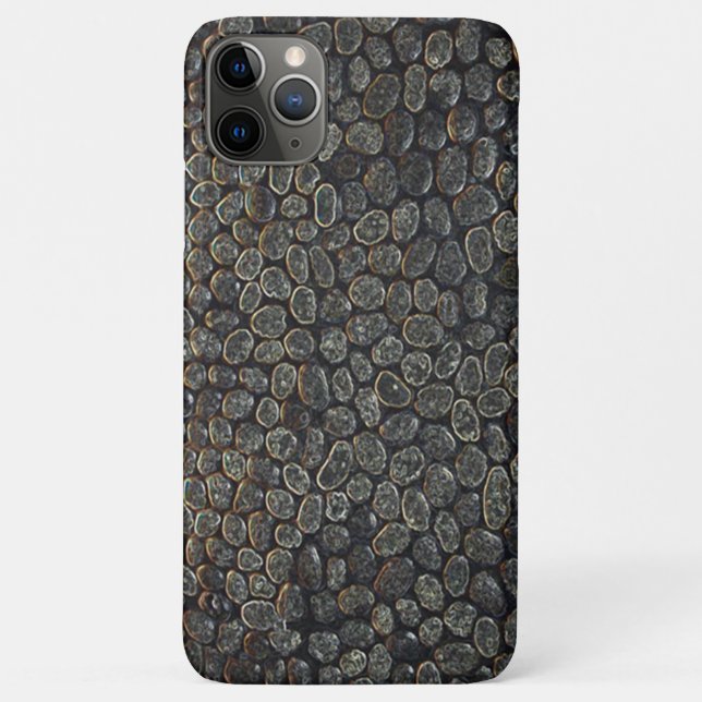 Coques Case-Mate iPhone Pierres de cailloux foncés Rochers (Dos)