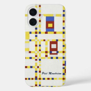 Coque Pour iPhone 16 Piet Mondrian Broadway Boogie Woogie Art Abstrait