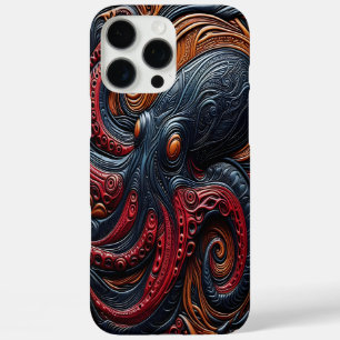 Coque iPhone 16 Pro Max Pieuvre complexe : L'art en mouvement