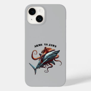 Coque Case-Mate iPhone Pieuvre Enroulée Autour d'un Grand Requin Blanc UR