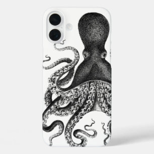Coque Pour iPhone 16 Plus + Pieuvre Vintage + Boîtier iPhone Case-Mate