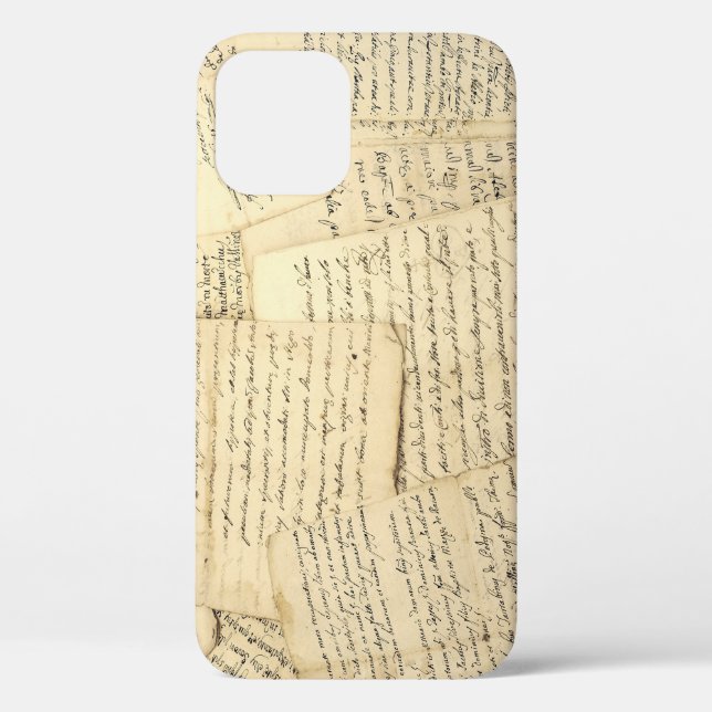 Coques Case-Mate iPhone Pile d'anciens manuscrits Vintages (Verso)