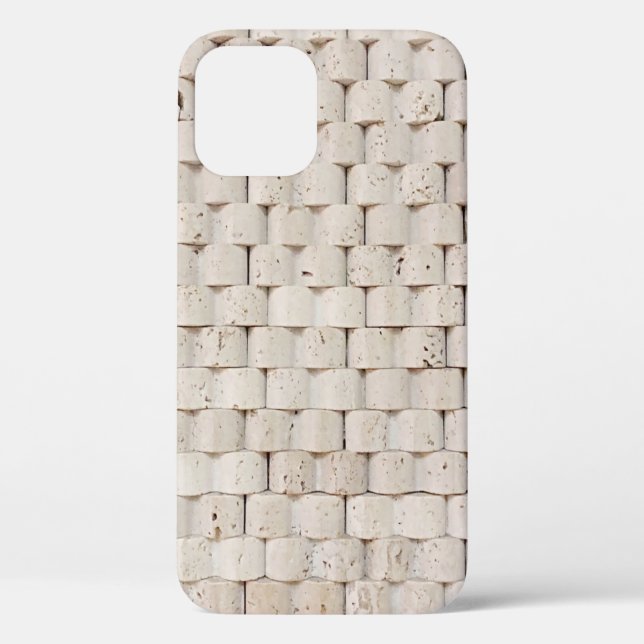 Coques Case-Mate iPhone Pile de planches en bois brun (Verso)