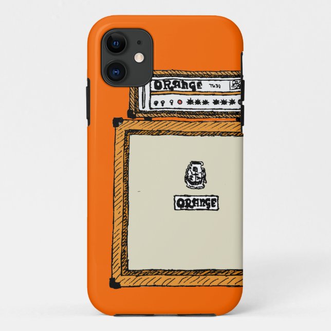 Coques Case-Mate iPhone Pile orange (Dos)