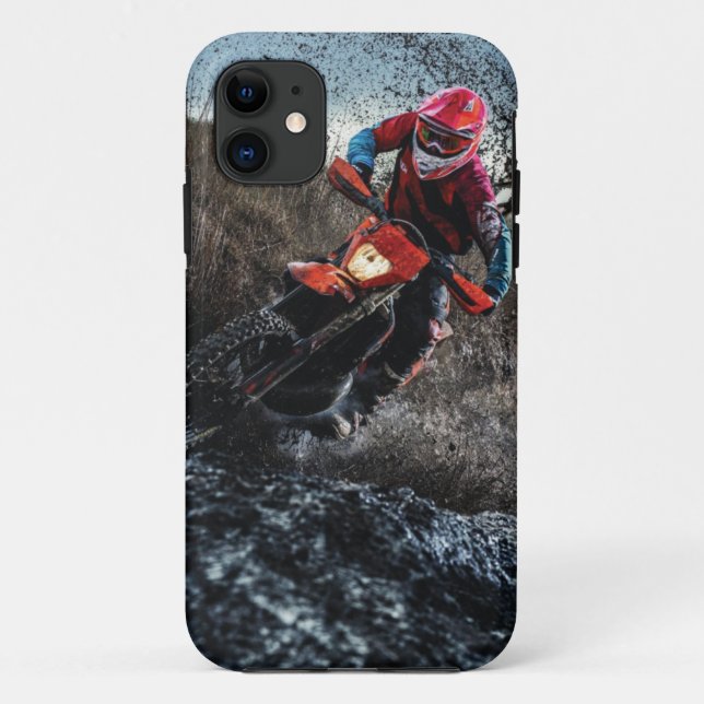 Coques Case-Mate iPhone Pilote de vélo droit jetez l'oreiller (Dos)