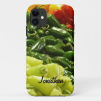 Piments Chilis d'iPhone de Coque-Compagnon à peine