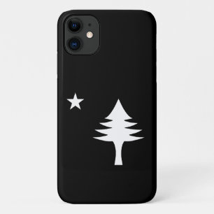 Case-Mate iPhone Case Pin et étoile 1901 drapeau de l'état du Maine