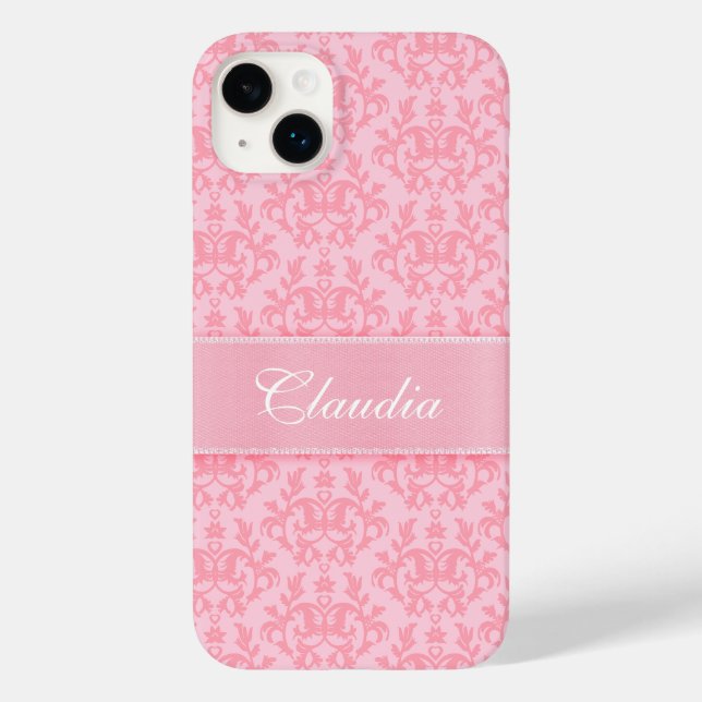 Coques Case-Mate iPhone Pinceaux Kangaroo rose pâle (Verso)