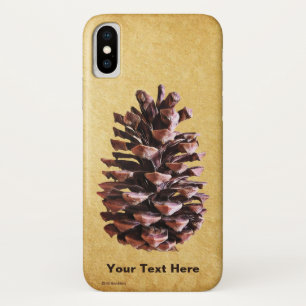 Case-Mate iPhone Case Pine Cône Sur Papier Vintage