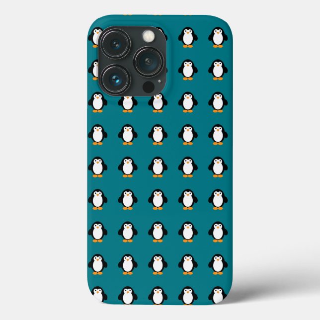 Coques Case-Mate iPhone Pingouin à caricature mignonne (Verso)
