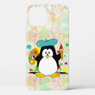 Coque Case-Mate iPhone Pingouin artistique