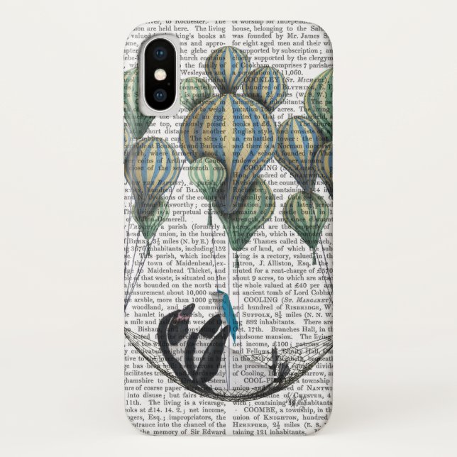 Coques Case-Mate iPhone Pingouin dans le ballon Hammock (Dos)