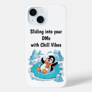 Coque Case-Mate iPhone Pingouin dans le boîtier de téléphone de glace