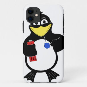 Coque iPhone 11 Pingouin de dessin