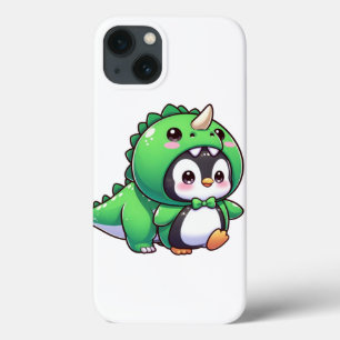 Case-Mate iPhone Case Pingouin de Kawaii à Dino déguisé