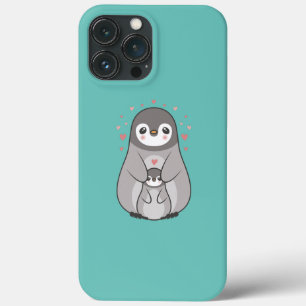 Case-Mate iPhone Case Pingouin mère bébé Fête de la mère mignonne dessin