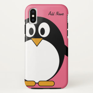 Coque Case-Mate iPhone Pingouin mignon de bande dessinée - contact d'iPo