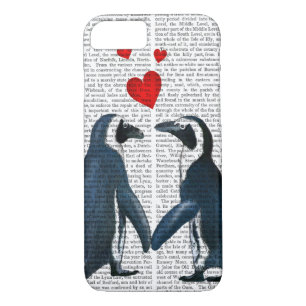 Coques Pour iPhone Pingouins Avec Coeurs D'Amour