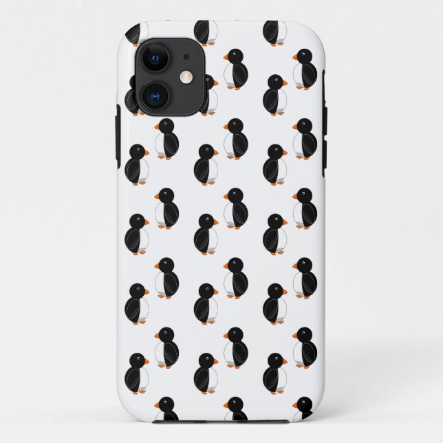 Coques Case-Mate iPhone Pingouins blancs (Dos)