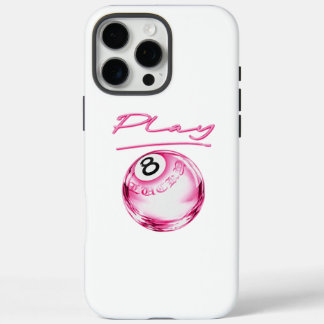 Coque iPhone 16 Pro Max Pink 8 Ball Phone Case – Cute Aesthetic Design