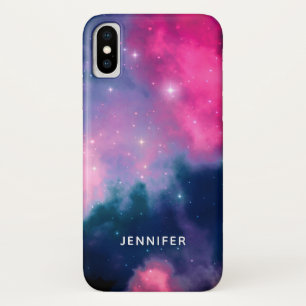 Case-Mate iPhone Case Pink & Blue Galaxy & Stars Abstract