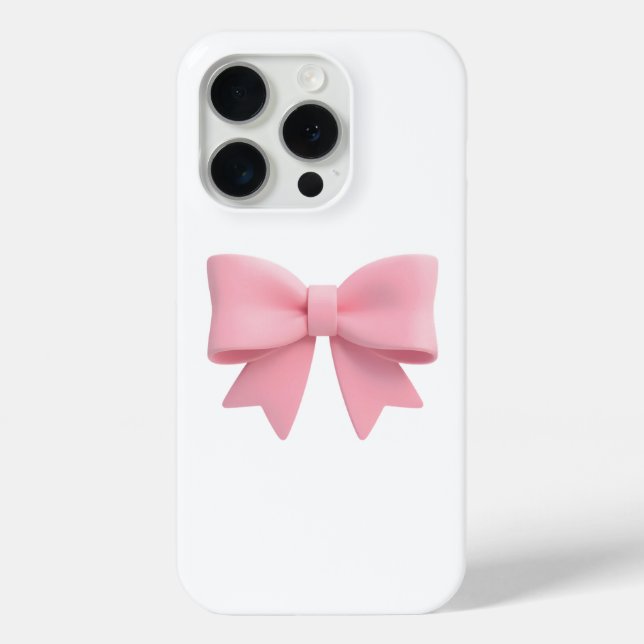Coques Case-Mate iPhone Pink Bow Phone Case 🎀 (Verso)