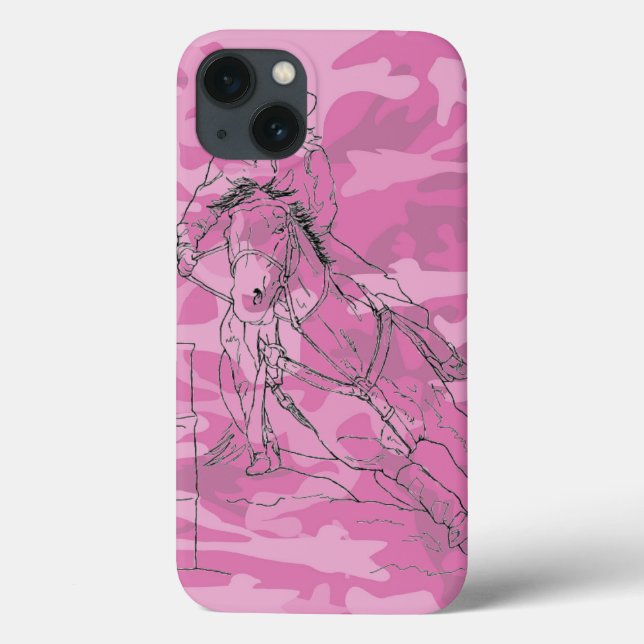 Coques Case-Mate iPhone Pink Camo Barrel Racer II (Verso)