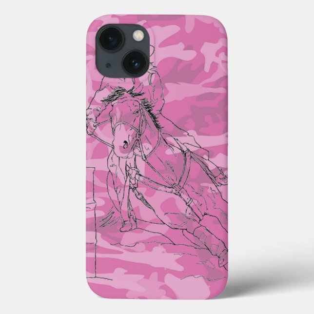 Coques Case-Mate iPhone Pink Camo Barrel Racer II (Verso)