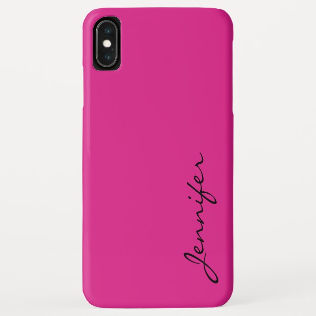 Coques Case-Mate iPhone pink color background (Dos)