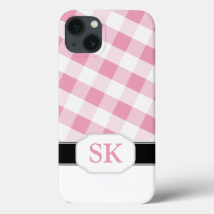 Etui iPhone 13 Pink En vichy Monogram Coque-Mate iPad 2/3/4