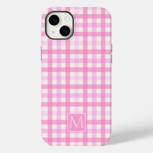 Coque Case-Mate iPhone Pink En vichy Plaid À damiers Motif