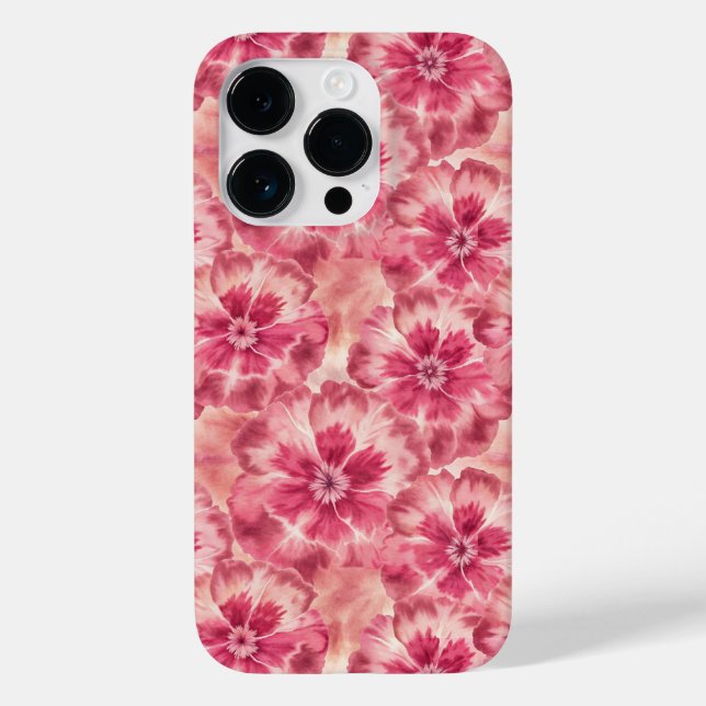 Coques Case-Mate iPhone Pink Floral Coquette (Verso)