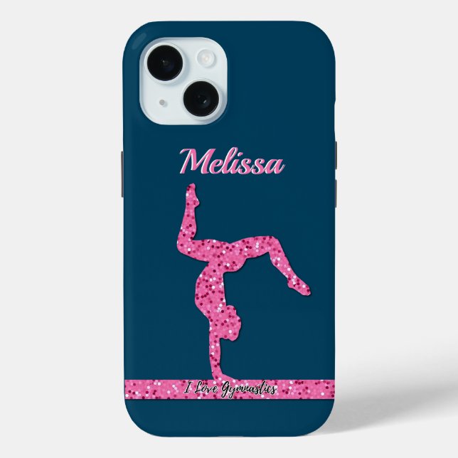 Coques Case-Mate iPhone Pink Gymnastique Fille Éperche Balancier (Verso)
